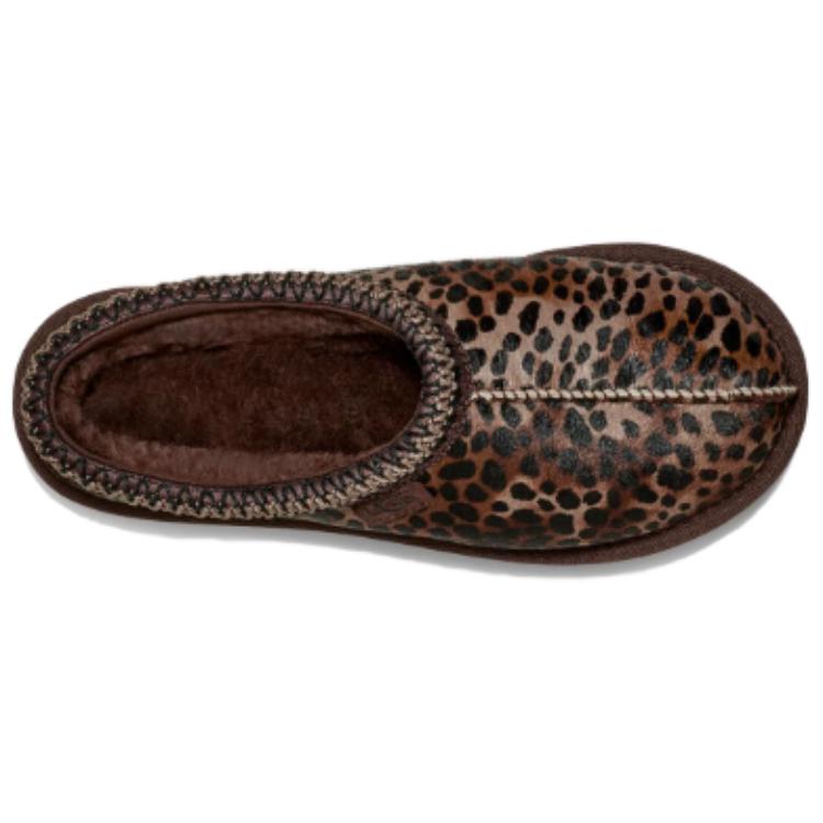 UGG Тасман Каспийские тапочки Обожженный кедр Гепард Женские кроссовки Коричневый 1158350-BCDR