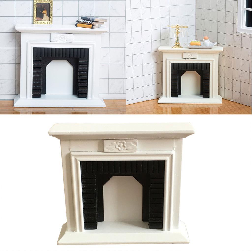 Кукольный домик миниатюрная мебель модель камина украшение для праздничной вечеринки игрушечный орнамент для детского сада школьника