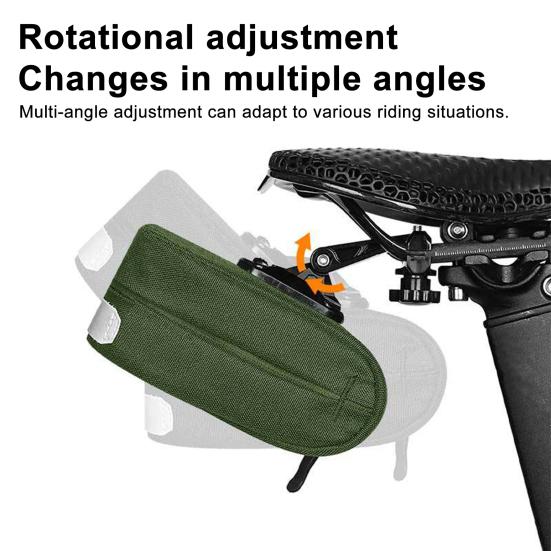 Велосипедная сумка для хранения под седло, вместимость 0,3 л, водонепроницаемая, светоотражающая, регулируемая, для дорожного, горного велосипеда, задняя сумка-органайзер на седло, аксессуары для велоспорта