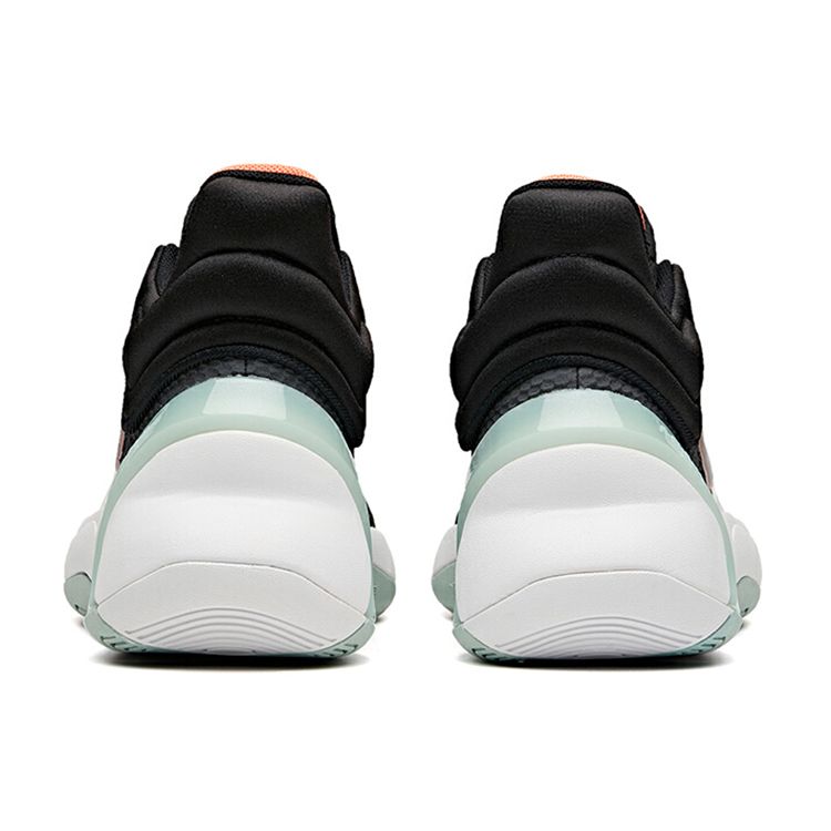 Anta Quick Decision Shock Absorption Anti-Slip Durable Low-Top Basketball Shoes Men Sneakers Black White Blue 112041612-1