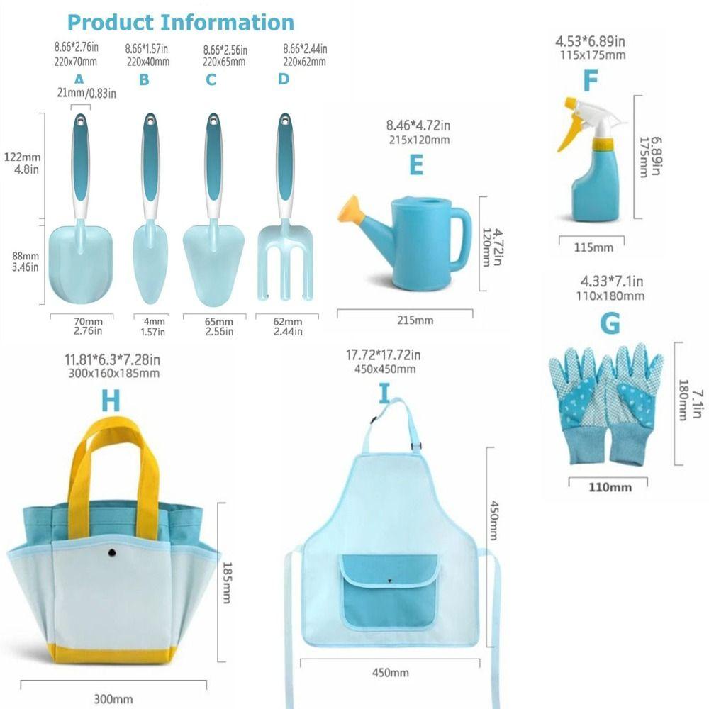 Candy Color Kids Garden Tool Set Trowel Kids Garden Toys Gift Children Planting Tool Kit  Girls