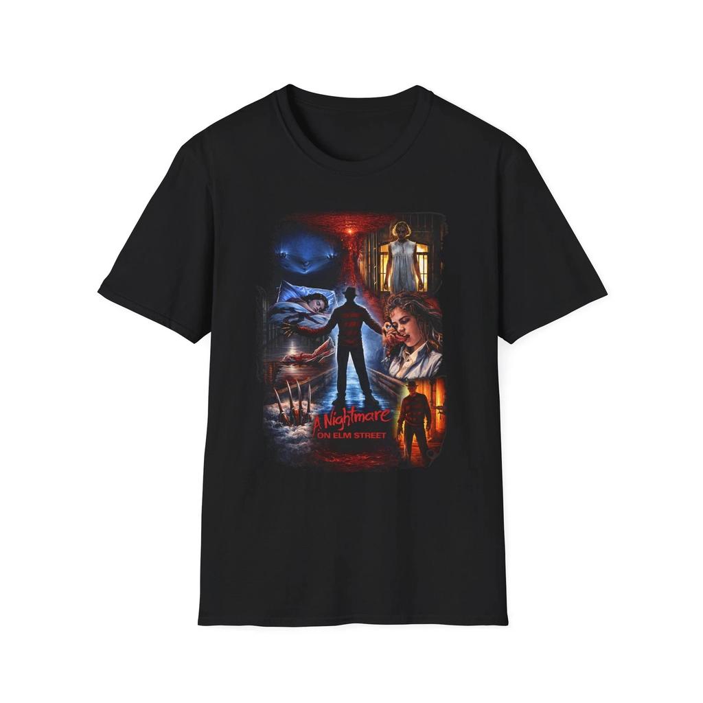 Original Nightmare on Elm street Collage T-Shirt | Nightmare Poster Graphic