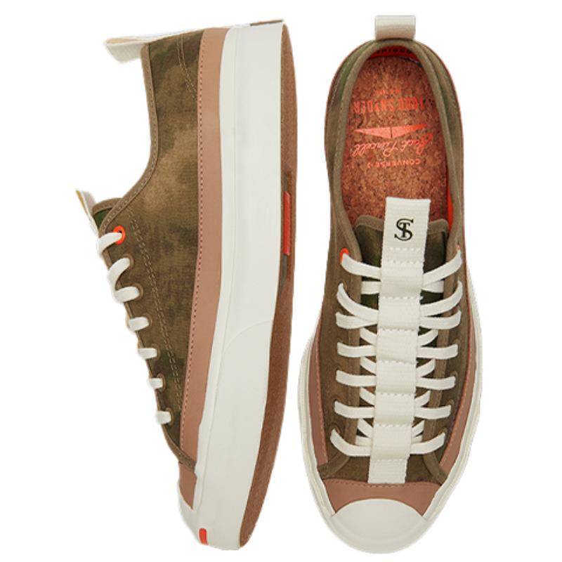 Todd Snyder x Converse Jack Purcell Street Ivy Низкие парусиновые унисекс серые бежевые
