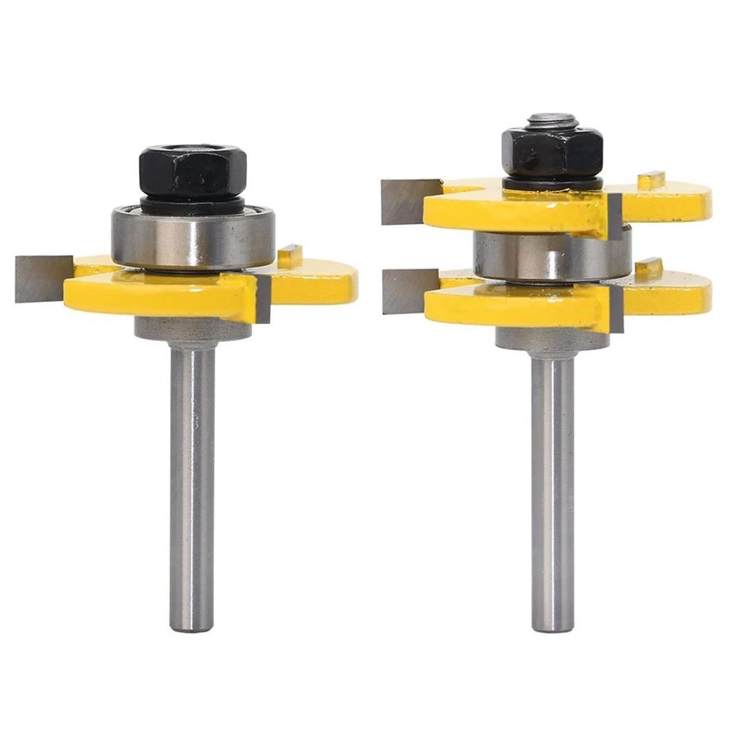 Деревообрабатывающая фреза с хвостовиком 1/4 дюйма, электроинструмент из закаленной стали