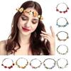 1PC Flower Headband For Women Silk Flower Romantic Handmade Wedding Hair Accessories Head Garland Hair Loop
