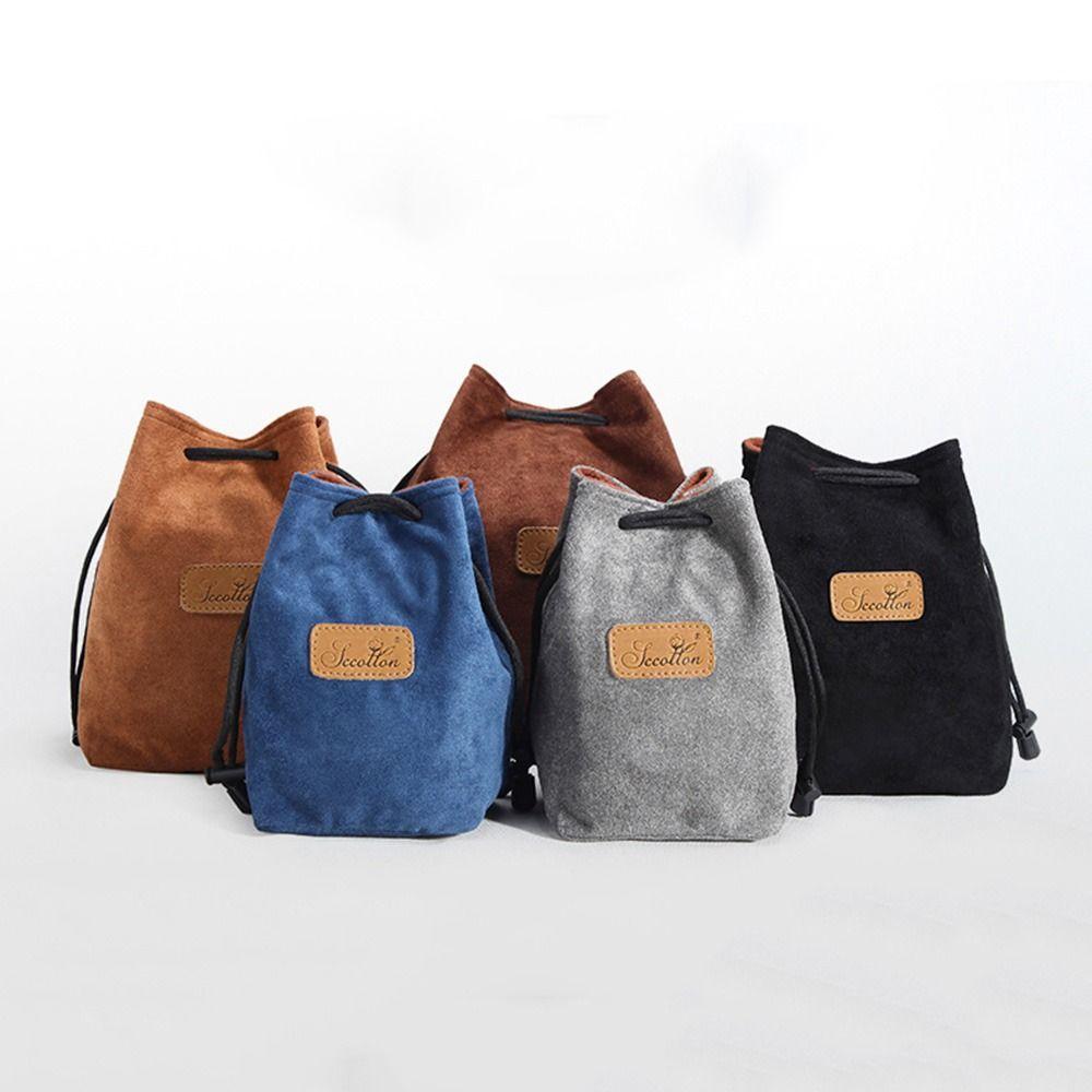 Portable Camera Storage Bag Dustproof Lens Protective Case Photography Protective Bag Outdoor