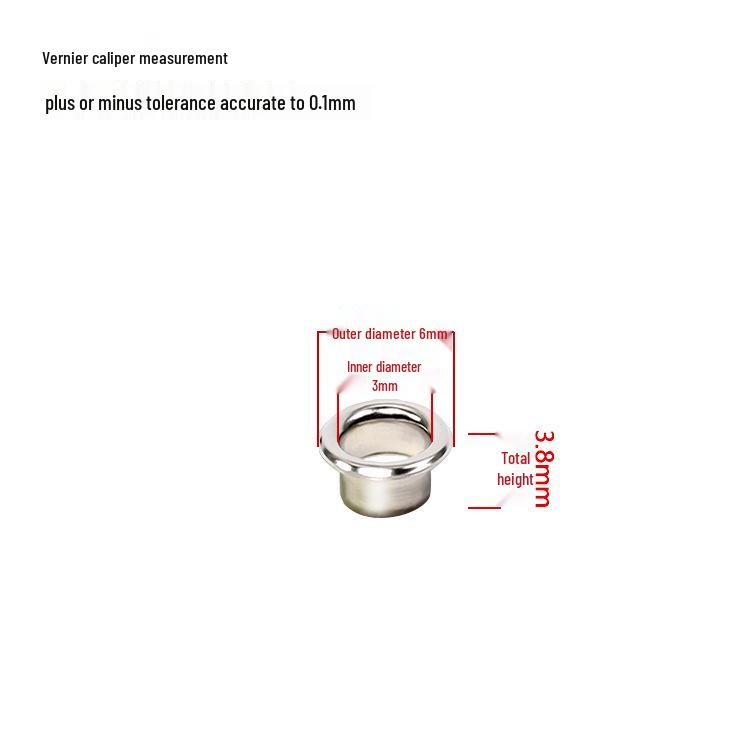 Iron Eyelet Button, Hollow Rivet, Metal Grommet for Light Box Cloth & Paper Tags