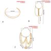 Gold Armlet Adjustable for Women Girls Upper Arm Cuff Minimalist Bangle Arm Bracelet Tassel Armband