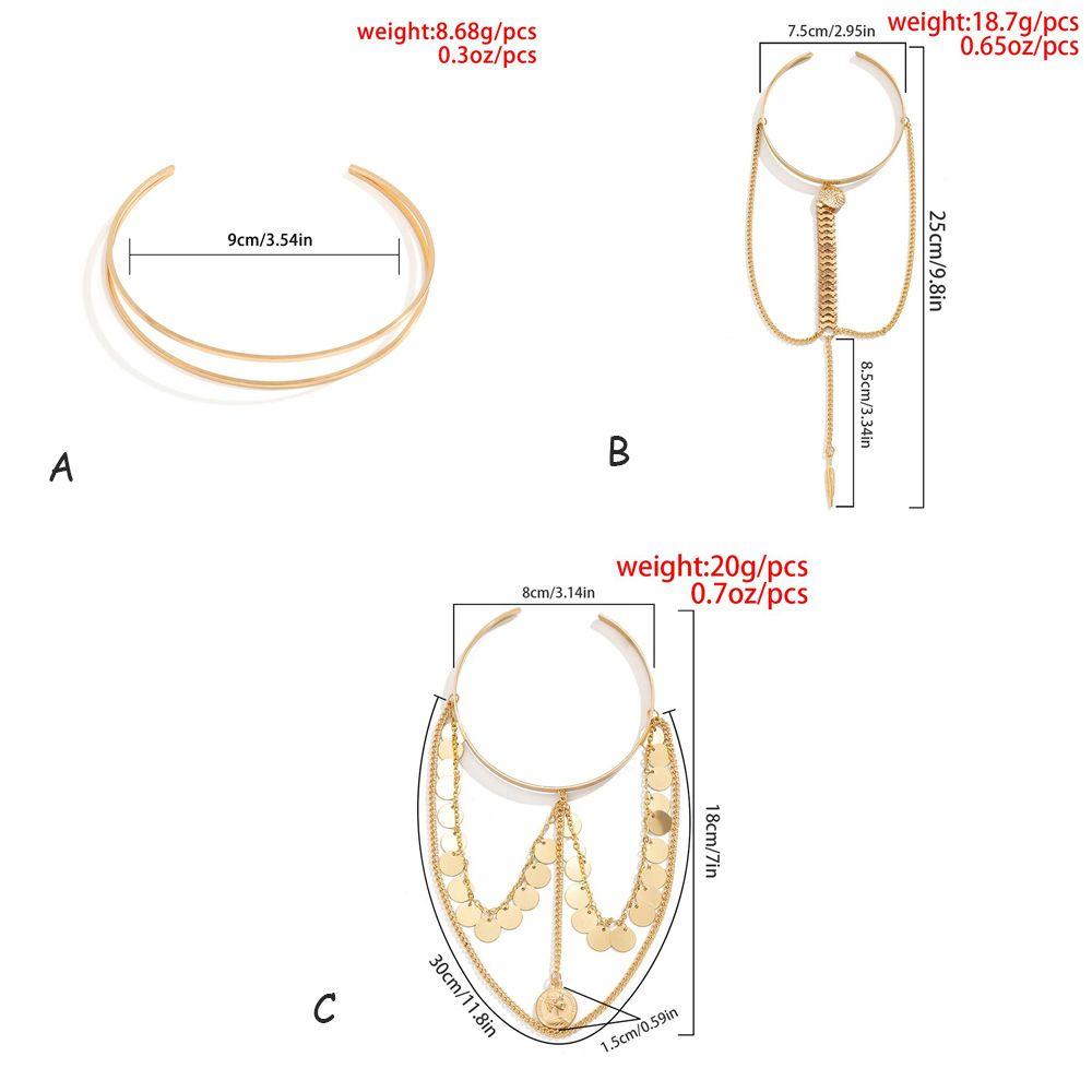 Women Girls Adjustable Fashion Jewelry Minimalist Bangle Arm Bracelet Tassel Armband Upper Arm Cuff