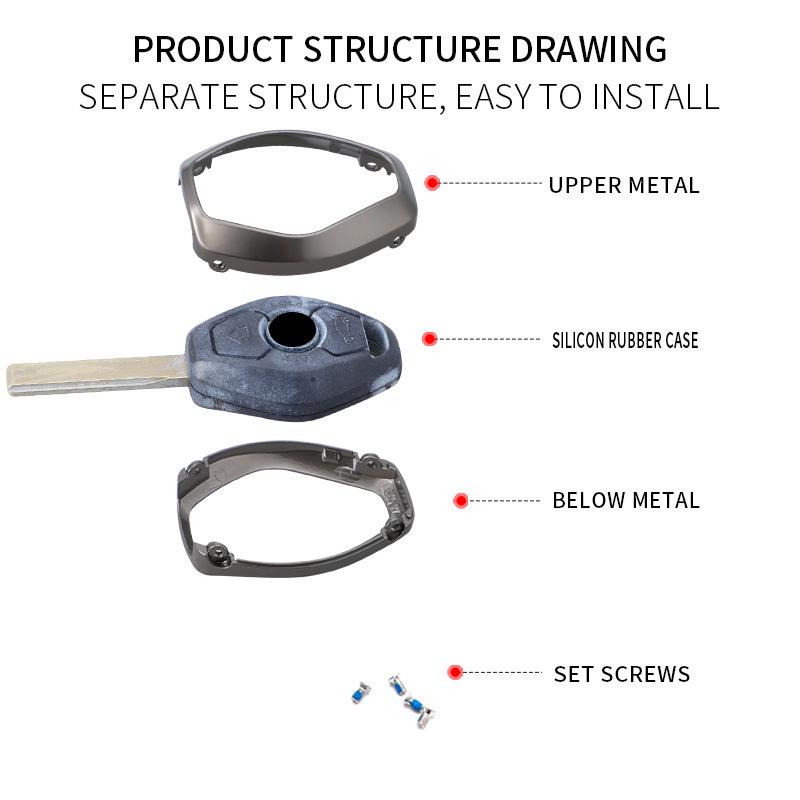 Чехол для классического ключа BMW для X35 Z34 357 серии E38 E39 E46 E83