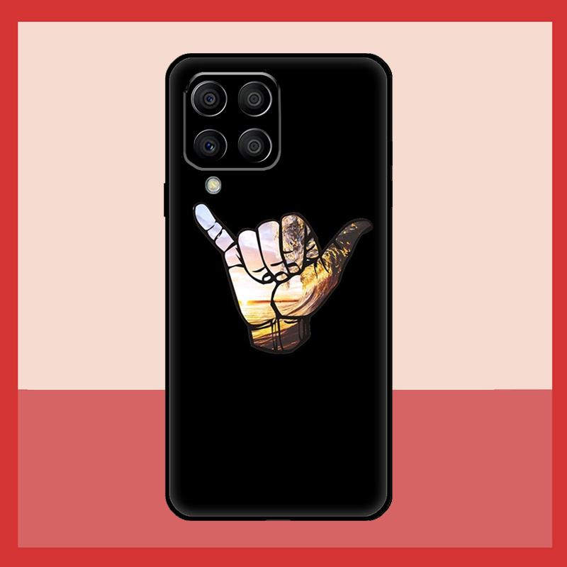 Surfer Surf Hang Loose Shaka Case For Samsung Galaxy M12 M52 M06 M16 M36 M56 M33 M15 M55 M31 M13 M14 M53 M32 M35 M34 M54