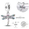 Fashion Trend 925 Silver Travel Airplane Dangle Charms Fit Original  Charm Bracelet DIY Sunflower Butterfly Bead