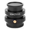 SZMCTV 13 Adapter C Mount Lens Adapter for Trinocular Stereo Microscope Video Camera