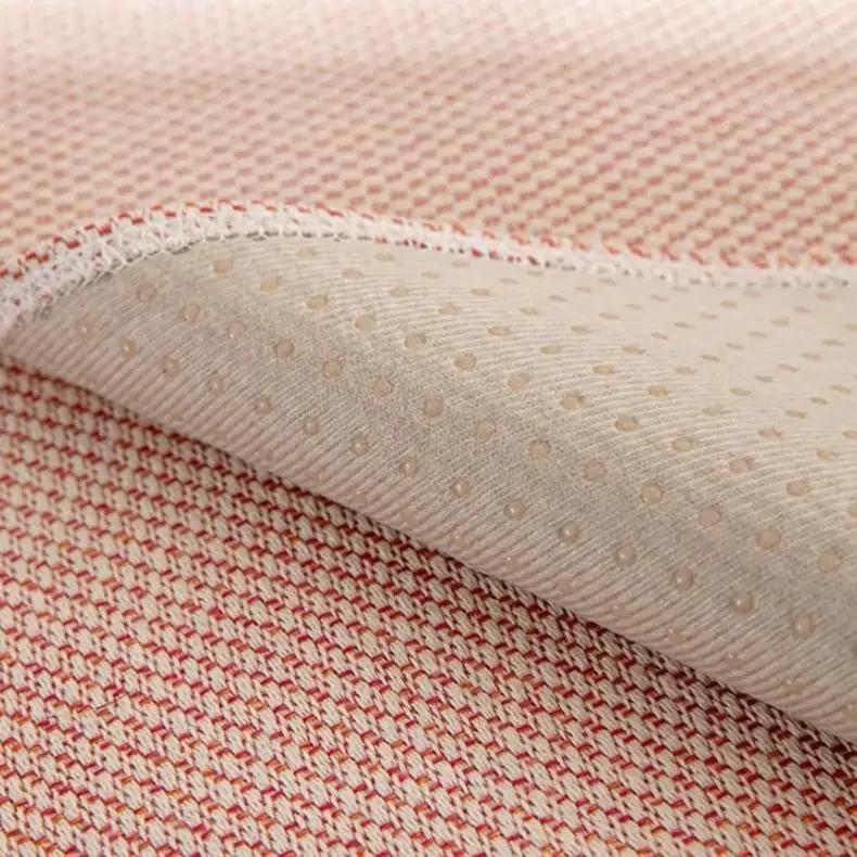 Простой однотонный чехол для дивана Современный пылезащитный коврик для дивана для гостиной Горячий универсальный для четырех сезонов Хлопково-льняная ткань Подушка для сиденья