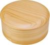 Yamako Japanese Bento Hinoki Made In X H6cm Box, Wappa, Round, Japan, 790487, Natural, Approx. 14.3