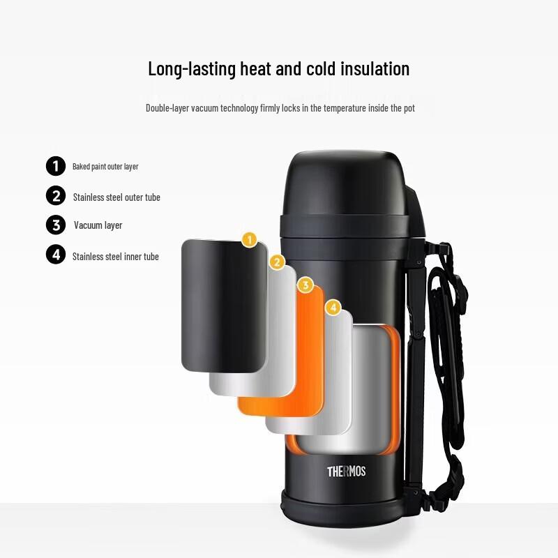Thermos Термобутылка для путешествий на открытом воздухе большой емкости