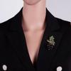 Handmade Exquisite Enamel Badge Vintage Corsage Plant Corsage Fashion Fruit Peach Brooch Party