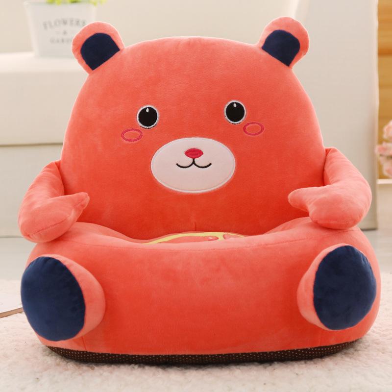 Ленивый детский плюшевый диван-животное: Куклы динозавр, жираф, слон