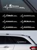 2pcs Car Body Window Vinyl Sticker Decor Accessories Auto Styling For Skoda Octavia Superb Scala Rapid Kamiq Fabia Kodiaq S VII kybf34