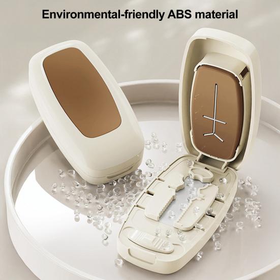 Портативный регулируемый нож для таблеток, разделитель таблеток 1/2 1/3 1/4 дюйма, точное центрирование для круглых и овальных таблеток, нарезка нескольких таблеток.