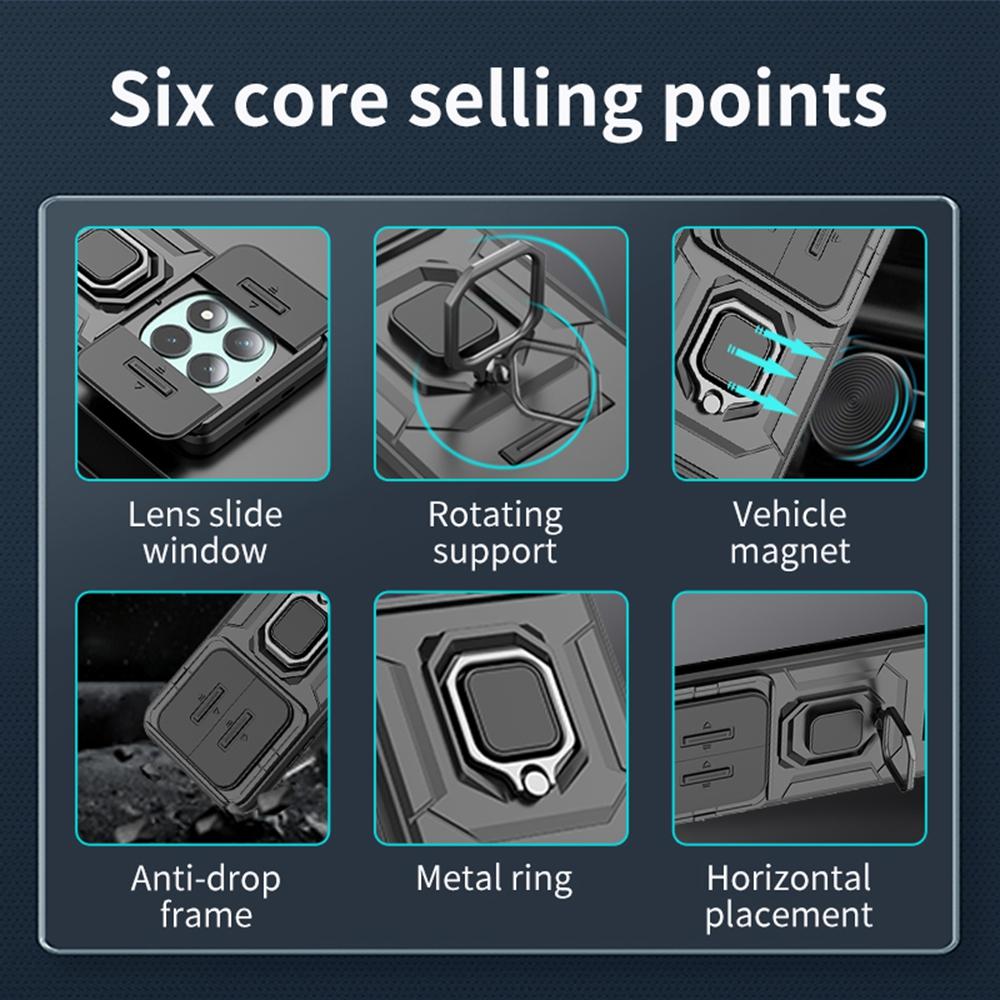 Для Xiaomi Redmi Note 15 Pro 5G Чехол Магнитный Держатель Кольцо Противоударный Бронированный Чехол Для Redmy Note15Pro 5G Защитная Крышка для Объектива Камеры