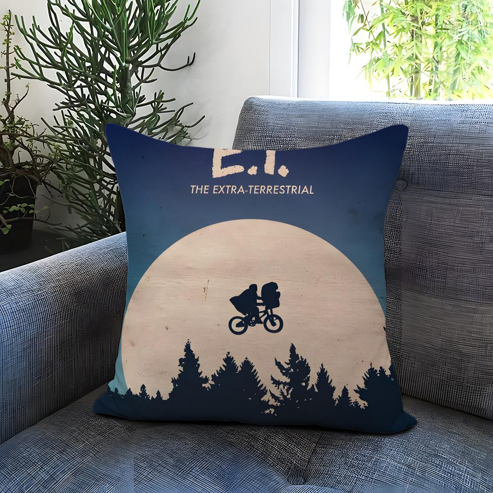 Fashion EET the ExtraTerrestrialful Cushion Cover Comfortable Reversible Pillow Cover Ideal for Car Sofa Bedroom Beyond