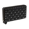 Valentino Studded Zipper Wallet Women Wallet Black NW2P0P00-NAP-0NO