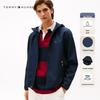 Tommy Hilfiger Мужская водонепроницаемая куртка софтшелл с капюшоном из микрофлиса