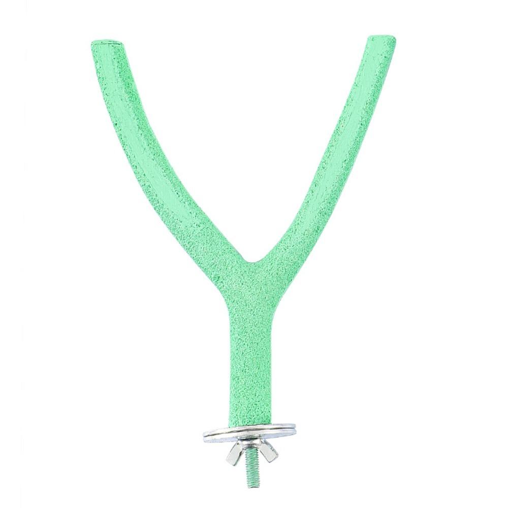 Resin Bird Grinding Claw Stick Y/T Shaped Bird Chew Rod Bird Standing Perches Stick  Budgie