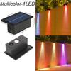 LED Solar Powered Lamp Super Bright Solar Garden Lights Outdoor Waterproof Light Courtyard Fence Decor Wall Lamp Atmosphere Lamp