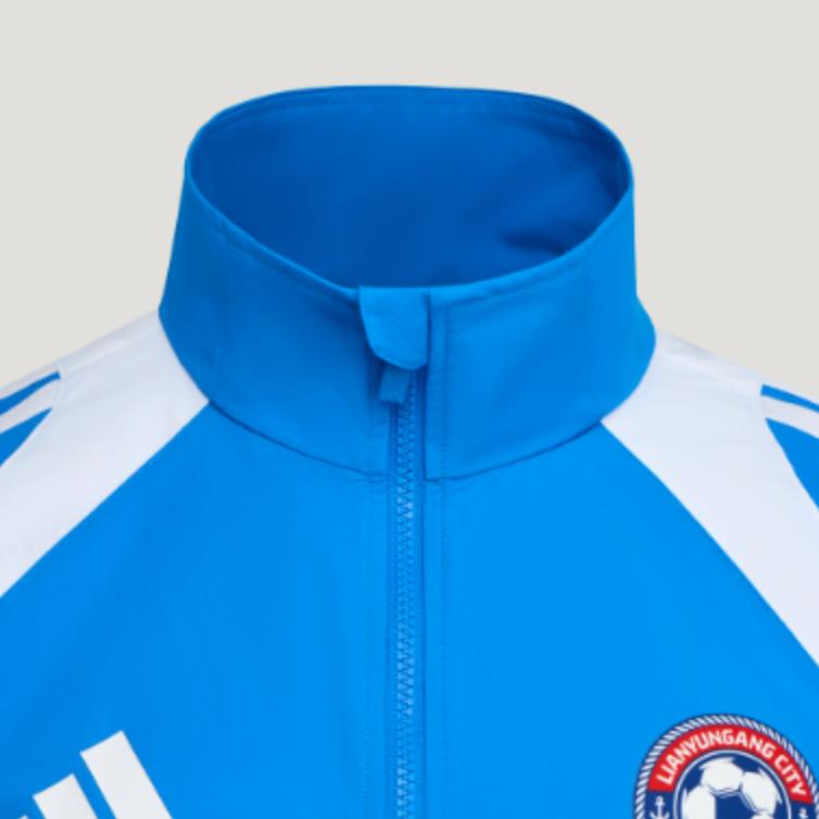 adidas 2026 Су Суперлига Команда Ляньюньган Плетеная Свободный крой Стойка Воротник Длинный рукав Куртка Унисекс Куртка LG1975