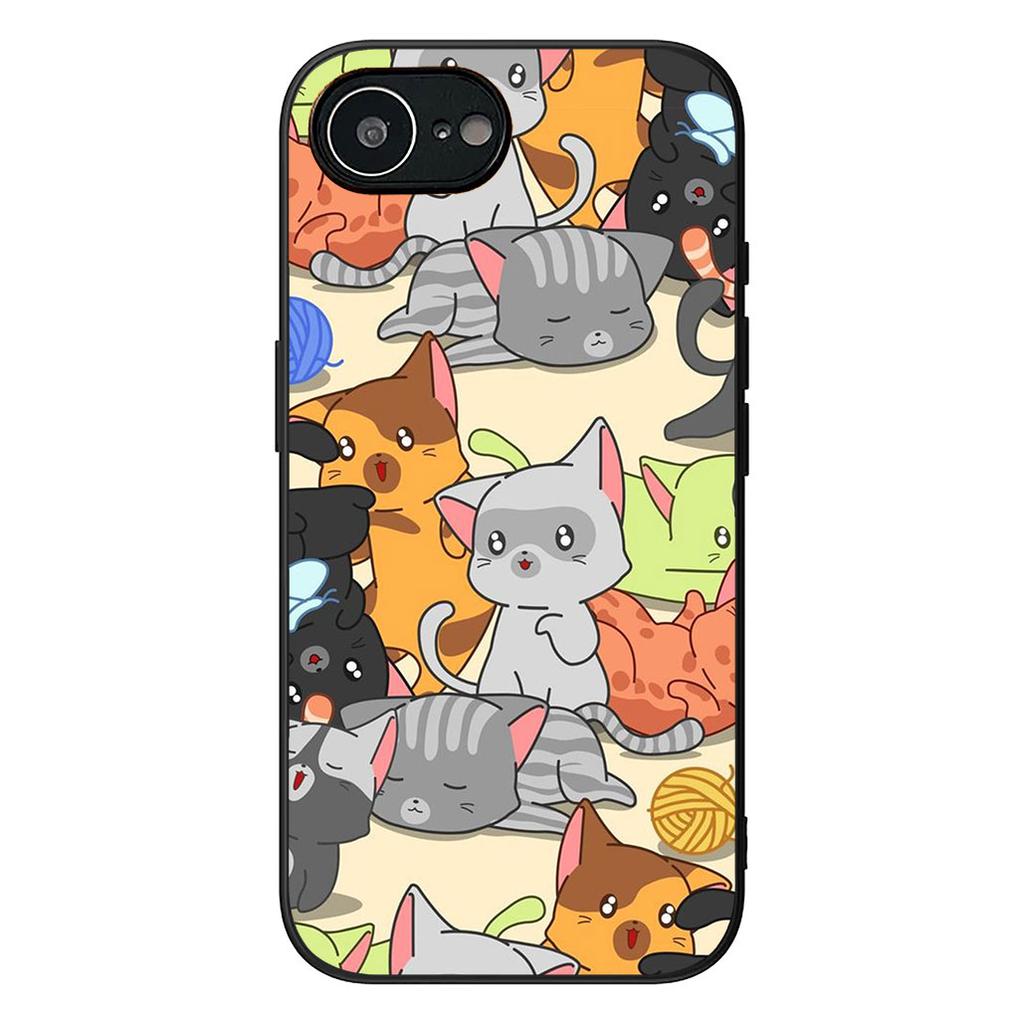 Мультяшный котенок Кошка Мяу Аниме Чехол для телефона для Xiaomi Poco C85 C65 C75 X7 X6 M6 M8 F7 F8 Ultra F6 Pro Защитный чехол