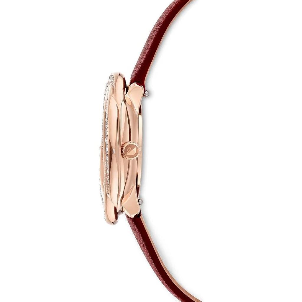 Swarovski 5552780 Crystal Flower Red Ladies Watch
