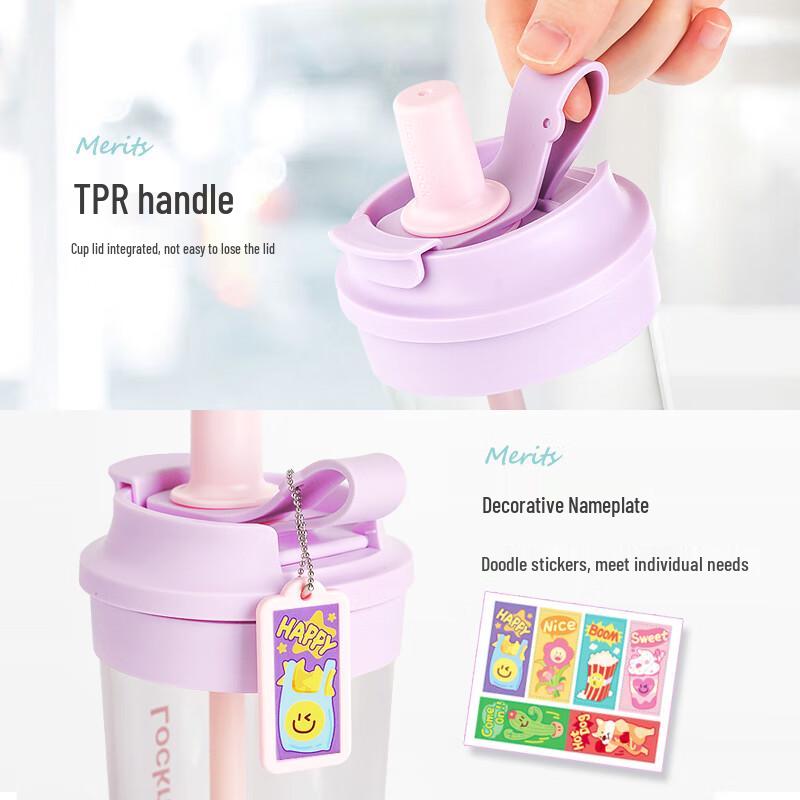 LocknLock Tritan Portable Straw Water Bottle