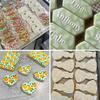 Cookie Stencils for Baking Royal Icing Leaf Stencil Airbrush Flower Hibiscus Vine Rose Stencil Templates for Cake Stencils Decorating Buttercream