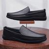 Модный бизнес Мужские слипоны Классические мужские лоферы из натуральной кожи Повседневная дышащая обувь на плоской подошве Нескользящая удобная обувь для ходьбы