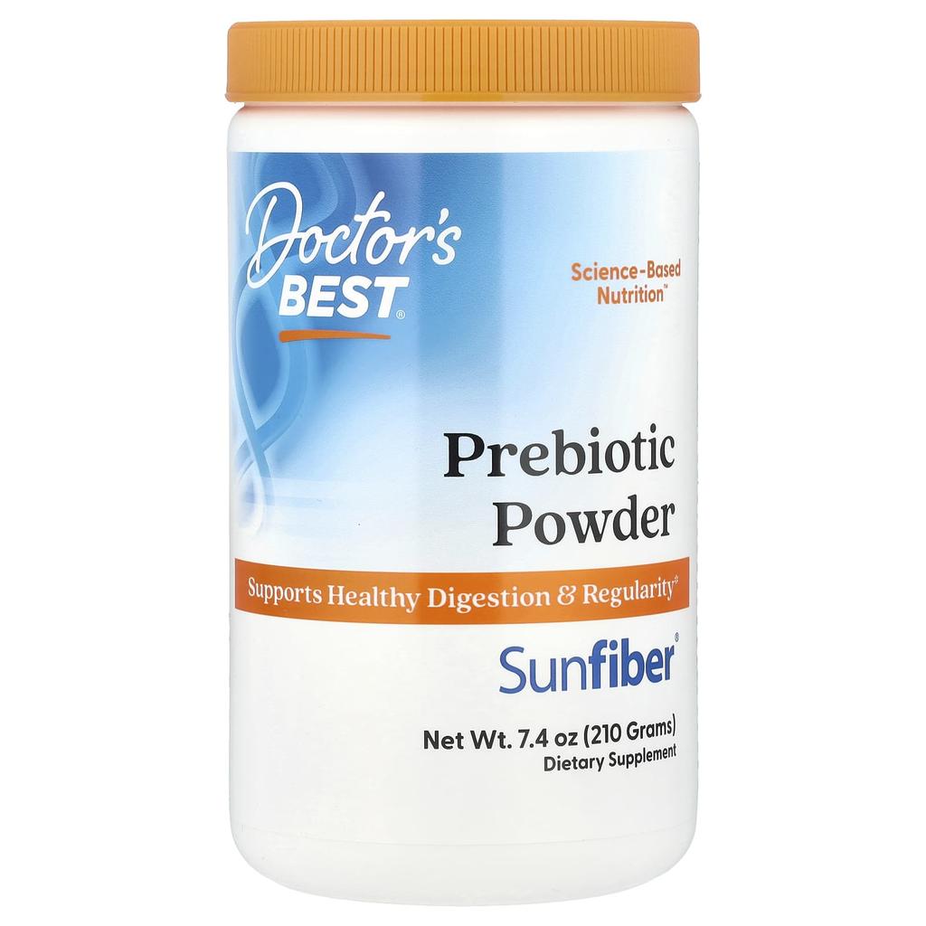Doctor's Best Пребиотический порошок, Sunfiber®, без ароматизаторов, 7,4 унции (210 г)