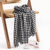 Women'S Autumn/Winter Thousand Bird Grid Imitation Cashmere Scarf Fashionable Commuter Neck Protection Anti Cold Elegant Temperament Warm Shawl
