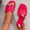 Summer Slippers for Women Flat Luxury Outdoor Beach Slippers for Women Sandals Trend Brand Design Slideshow for Women