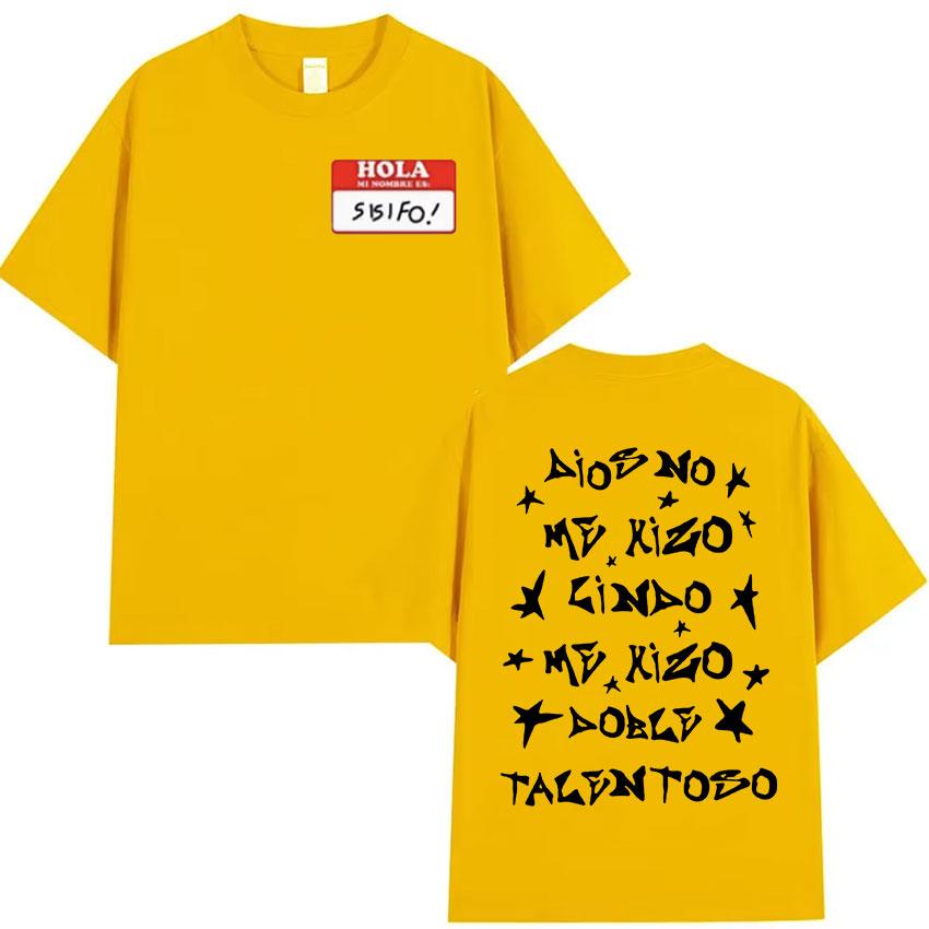 Rapper NSQK Hola Sisi Fo Mark Tour 2025 Album T Shirt Men Women Casual Fashion Cotton Short Sleeve T-shirt Hip Hop Clothing Tees