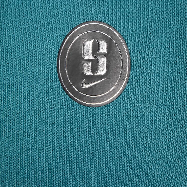 Nike SS24 Sabrina флисовая трикотажная толстовка с капюшоном унисекс толстовка штормово-синяя фиолетово-синяя пыльно-светлая FV3206-467