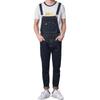 Men's Oversized Denim Workwear Men's Denim Bib Pants Men's Slim Suspenders