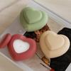Love Heart Shape Silicone Mold Aromatherapy Candle Epoxy Resin Plaster Mould Handmade Soap Silicone Molds Candle Making Supplies