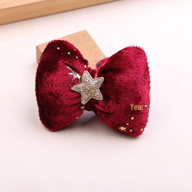 DIY Christmas Hair Clips: Antler, Sequin, and Bow Embellishments for Kids
