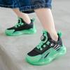 29-39 Children's Plus Size Convenient Rotating Buckle Fashionable Mesh Casual Sports Shoes Outdoor Running Shoes