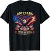250 лет Америки 1776 2026 250-й 4 июля День Независимости Футболка