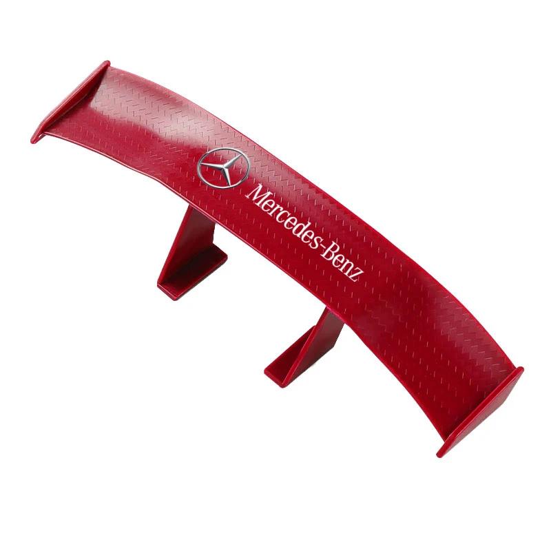 AABDT1 Car Mini Rear Spoiler Mini Small Wing Model Decoration Caps For Mercedes Benz C300 C250 C350 C Class W203 W204 C63 C180 C200