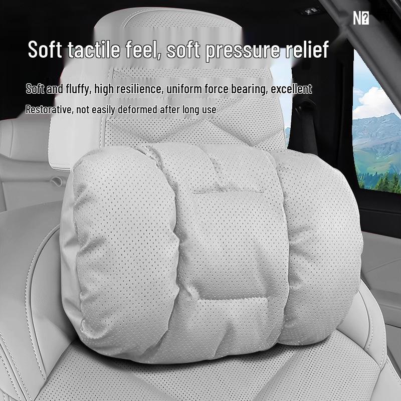 Подушки для шеи из кожи наппа для подголовников и поясничной поддержки Leapmotor B10/B01/C10/C16/C11