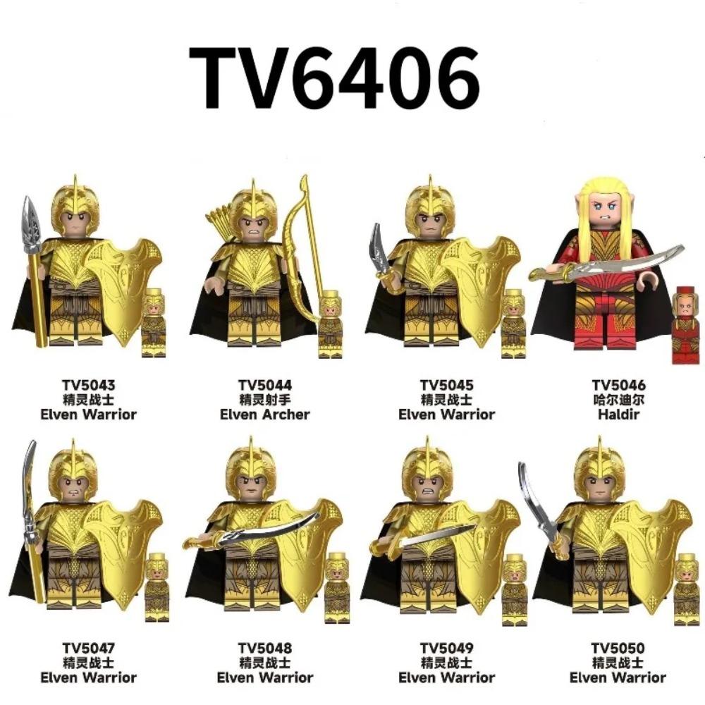 TV6406 серия фильмов и сериалов кольцо хадир эльф воин собранный конструктор кукла игрушка сумка подарок