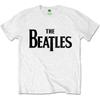 Белая футболка унисекс с логотипом Beatles Drop T